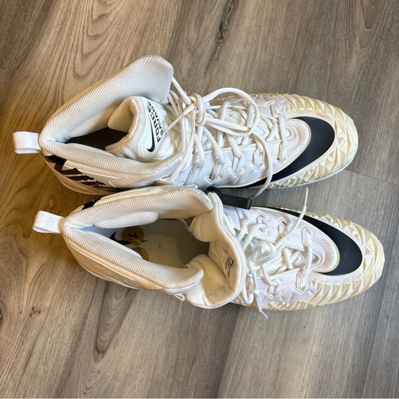 Nike Force Savage Elite TD Football Cleats White US 18 – Like New - Picture 6 of 10